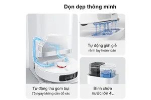 Robot Hút Bụi Lau Nhà Tự Giặt Giẻ Xiaomi X20 Plus EU
