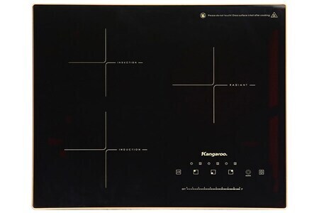 Bếp từ hồng ngoại 3 vùng nấu lắp âm Kangaroo KG446i