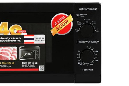Lò vi sóng Sharp R-211TV-BK 21 lít