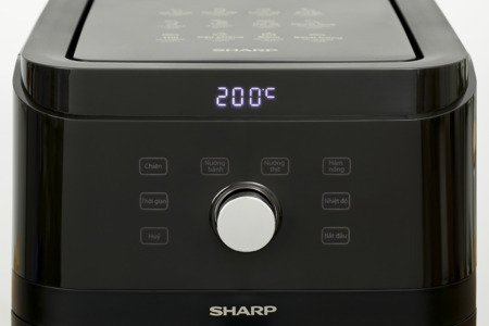 Nồi chiên không dầu Sharp KF-AF60EV-BK 6 lít