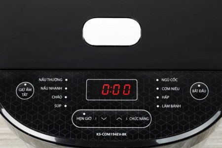 Nồi cơm điện tử Sharp 1.8 lít KS-COM194EV-BK