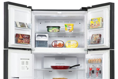 Tủ lạnh Hitachi Inverter 540 lít Multi Door R-FW690PGV7 GBK