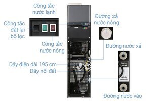 Máy lọc nước RO nóng nguội lạnh Toshiba TWP-W2398SVN(W) 10 lõi