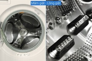 Tháp giặt sấy LG Inverter giặt 25 kg - sấy 17 kg WT2517NHEG