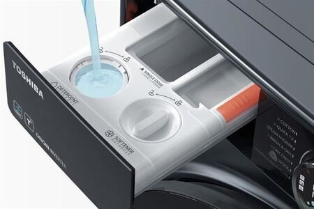 Máy giặt sấy Toshiba Inverter giặt 10.5 kg - sấy 7 kg TWD-T27BZP115MWV(MG)