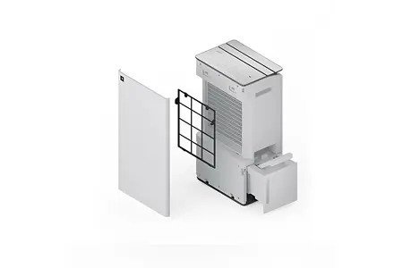 Máy hút ẩm kết hợp lọc khí 30L Sharp DW-T30FV-W