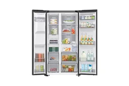 Tủ lạnh Samsung Inverter 635 lít Side By Side RS70F65K2FSV