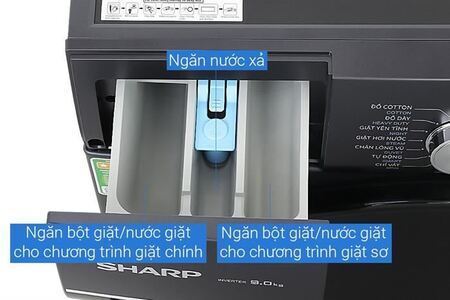 Máy giặt Sharp Inverter 9 kg ES-FM90CB-SB