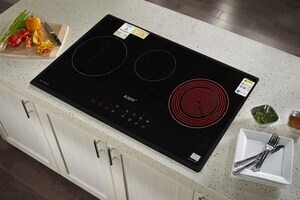 Bếp từ hồng ngoại 3 vùng nấu âm KAFF KF-IC3801 6000W