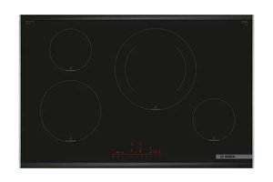 Bếp từ Bosch PIE875HC1E series 6 - 4 vùng nấu - màu đen, viền thép không gỉ