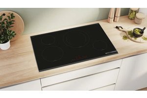 Bếp từ Bosch PIE875HC1E series 6 - 4 vùng nấu - màu đen, viền thép không gỉ