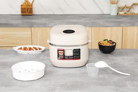 Nồi cơm cao tần Sharp 1 lít KS-IH10IX-WH