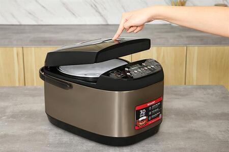 Nồi cơm điện tử Sharp 1.8 lít KS-TH18E2O-RS