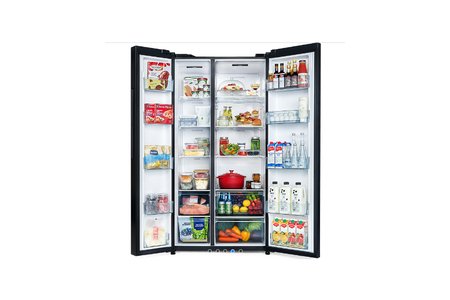 Tủ lạnh Side By Side Hitachi Inverter 656 lít HRSN9713ESGBKVN
