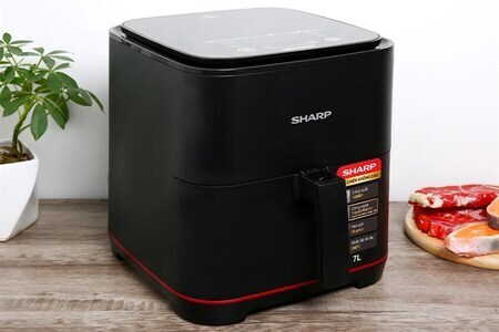 Nồi chiên không dầu Sharp 7 lít KF-AF70EV-BK