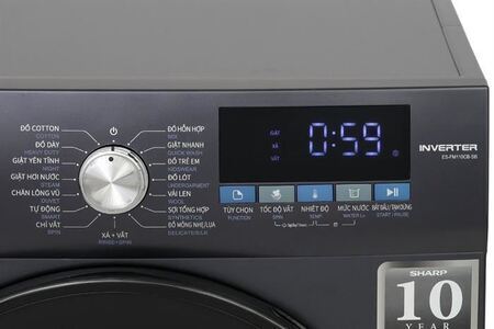 Máy giặt Sharp Inverter 11 kg ES-FM110CB-SB