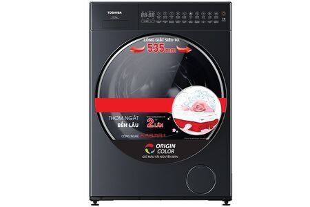 Máy giặt sấy Toshiba Inverter giặt 15 kg - sấy 9 kg TWD-T35BP160MWV(MG)