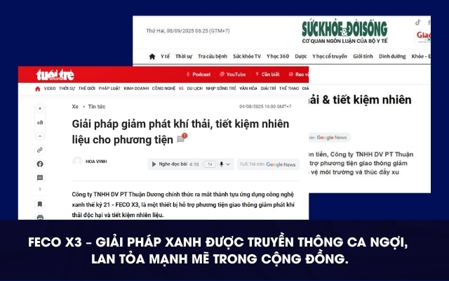 FECO X3 – Giải pháp xanh được báo chí quan tâm, lan tỏa mạnh mẽ trong cộng đồng