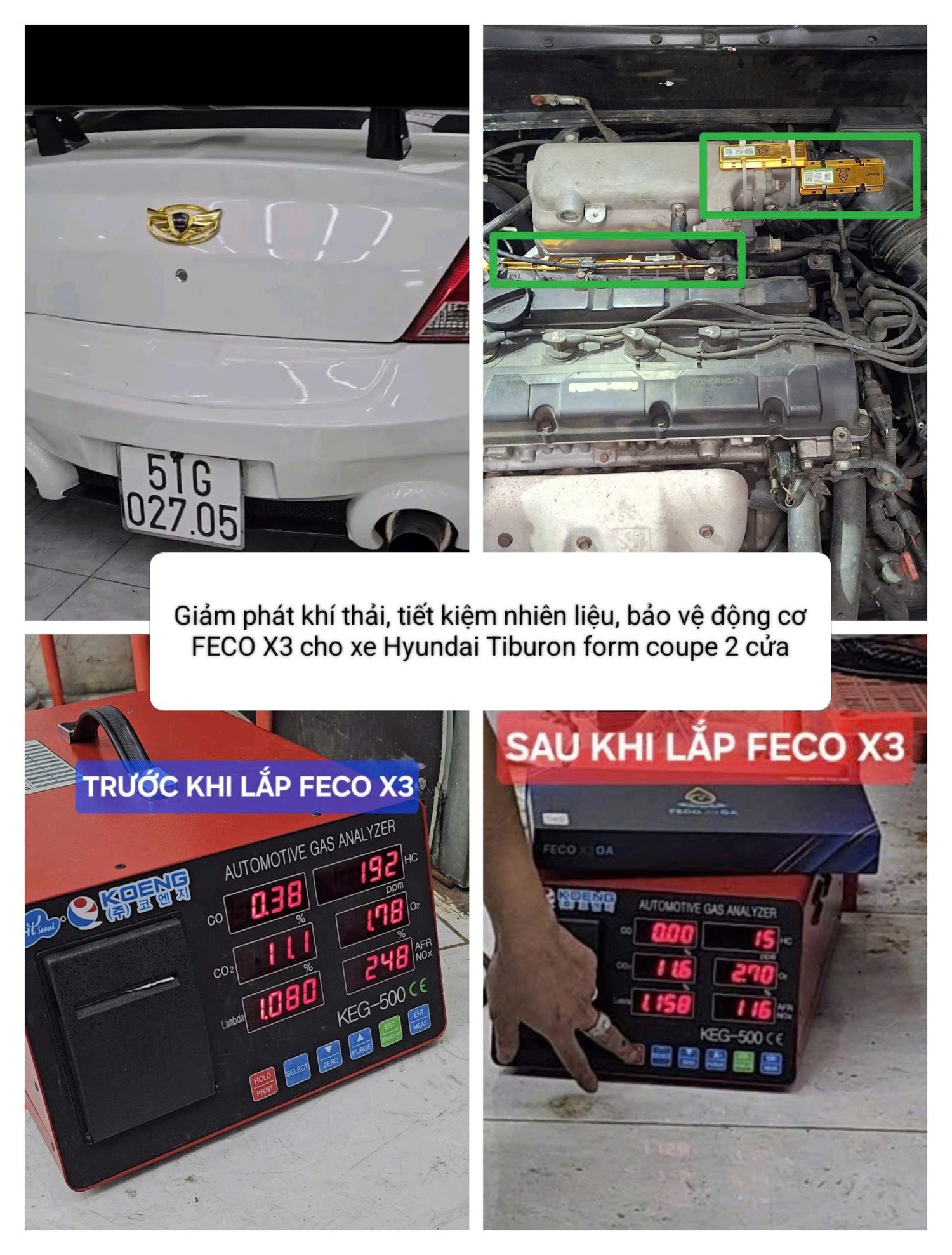 HÌNH ẢNH XE GẮN FECO X3