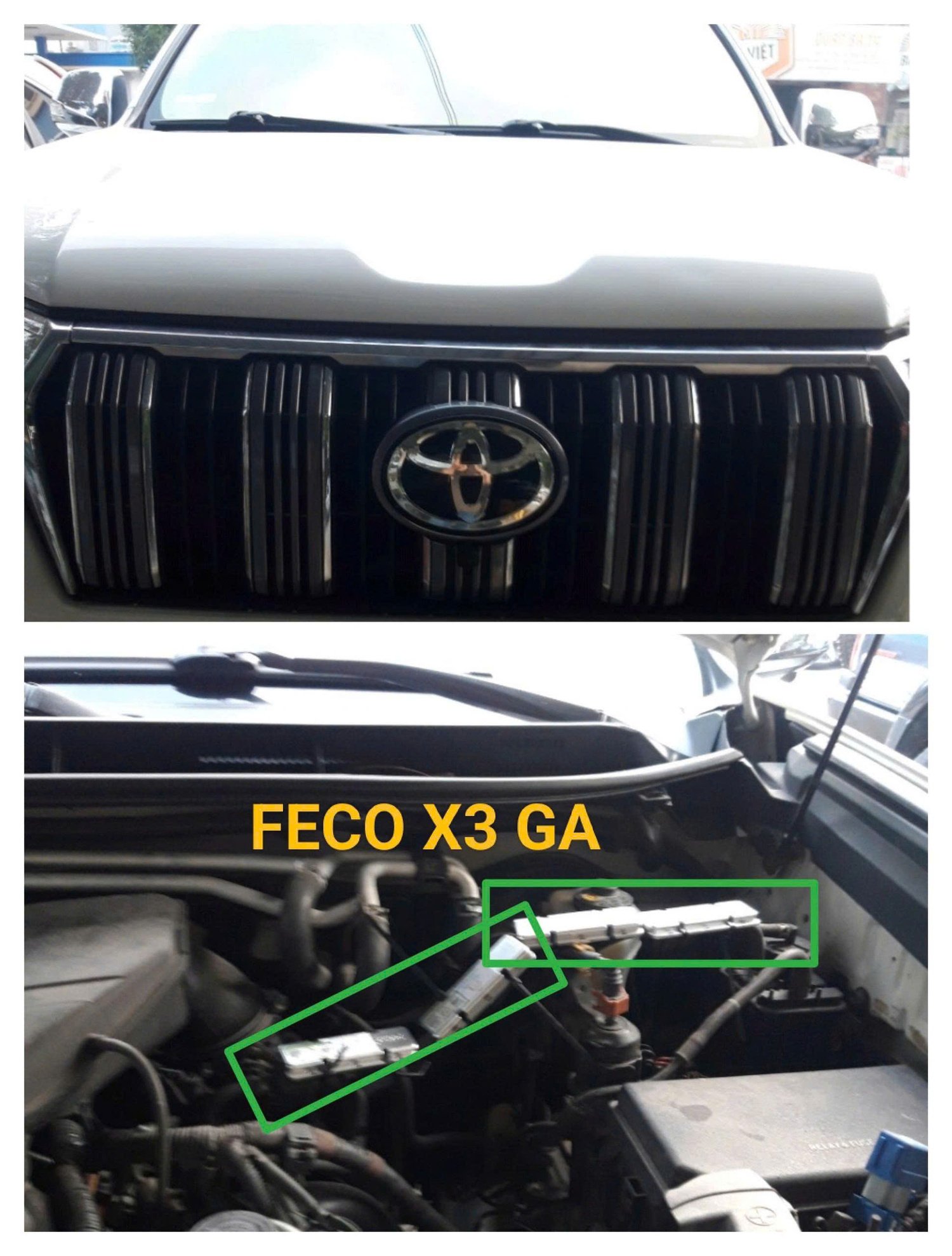 HÌNH ẢNH XE GẮN FECO X3