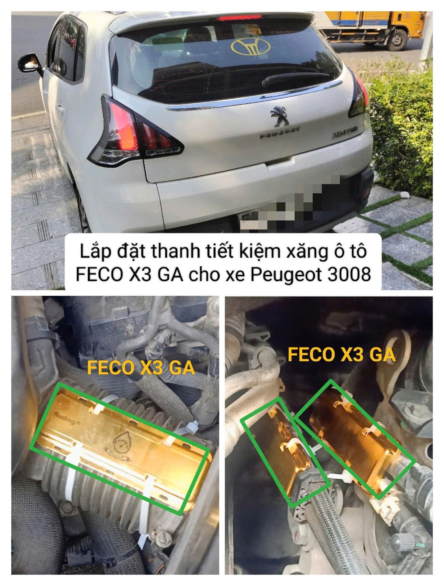 HÌNH ẢNH XE GẮN FECO X3