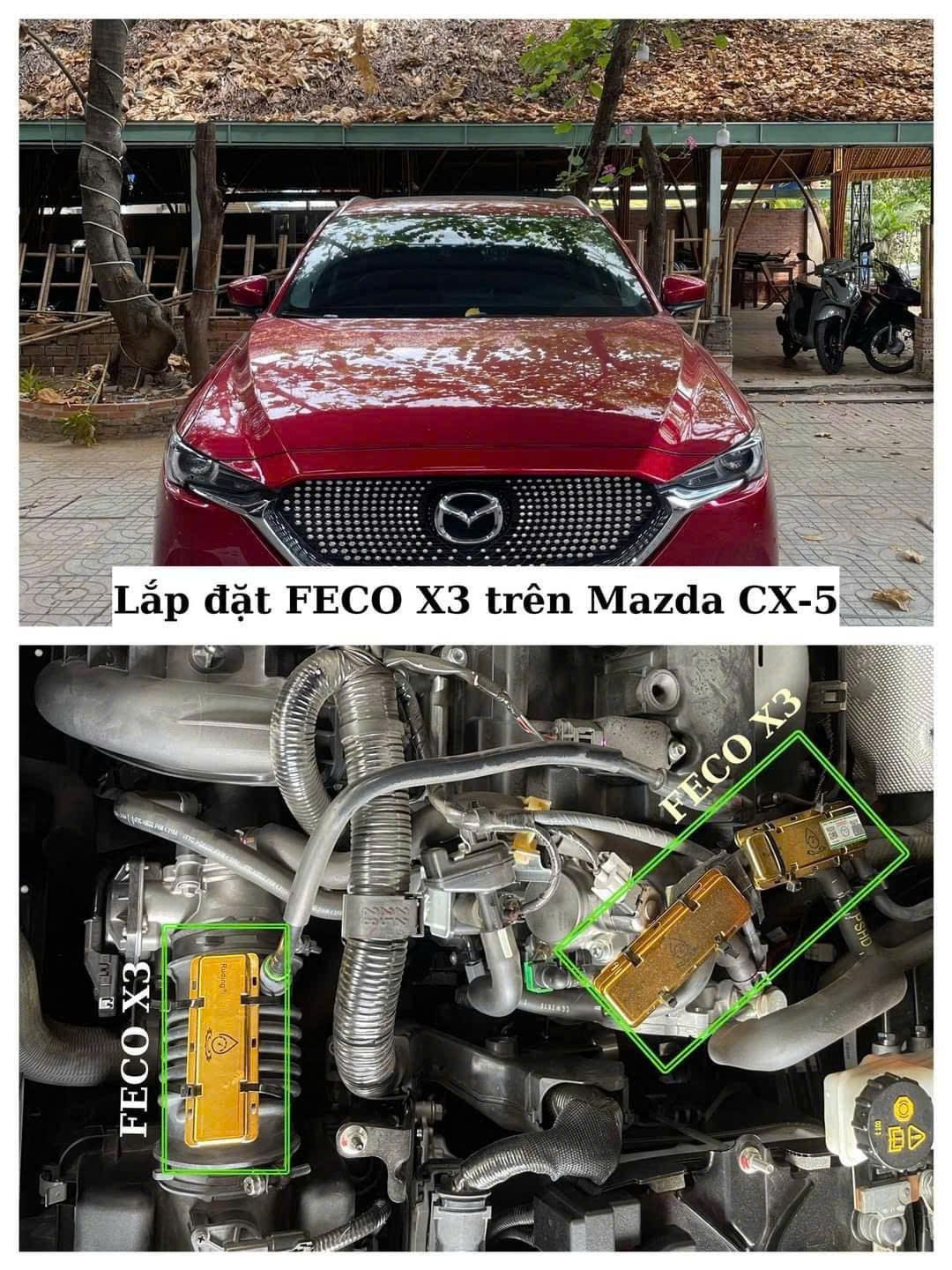 HÌNH ẢNH XE GẮN FECO X3