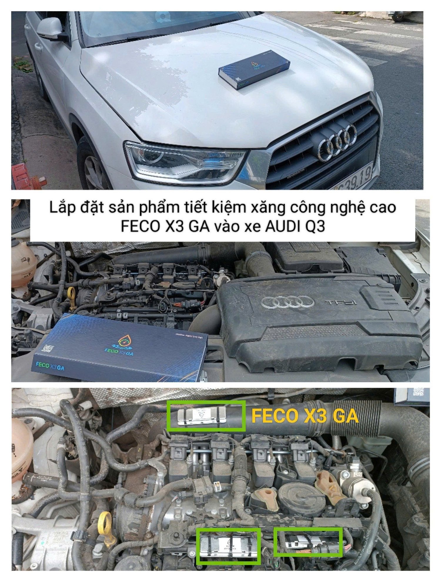 HÌNH ẢNH XE GẮN FECO X3