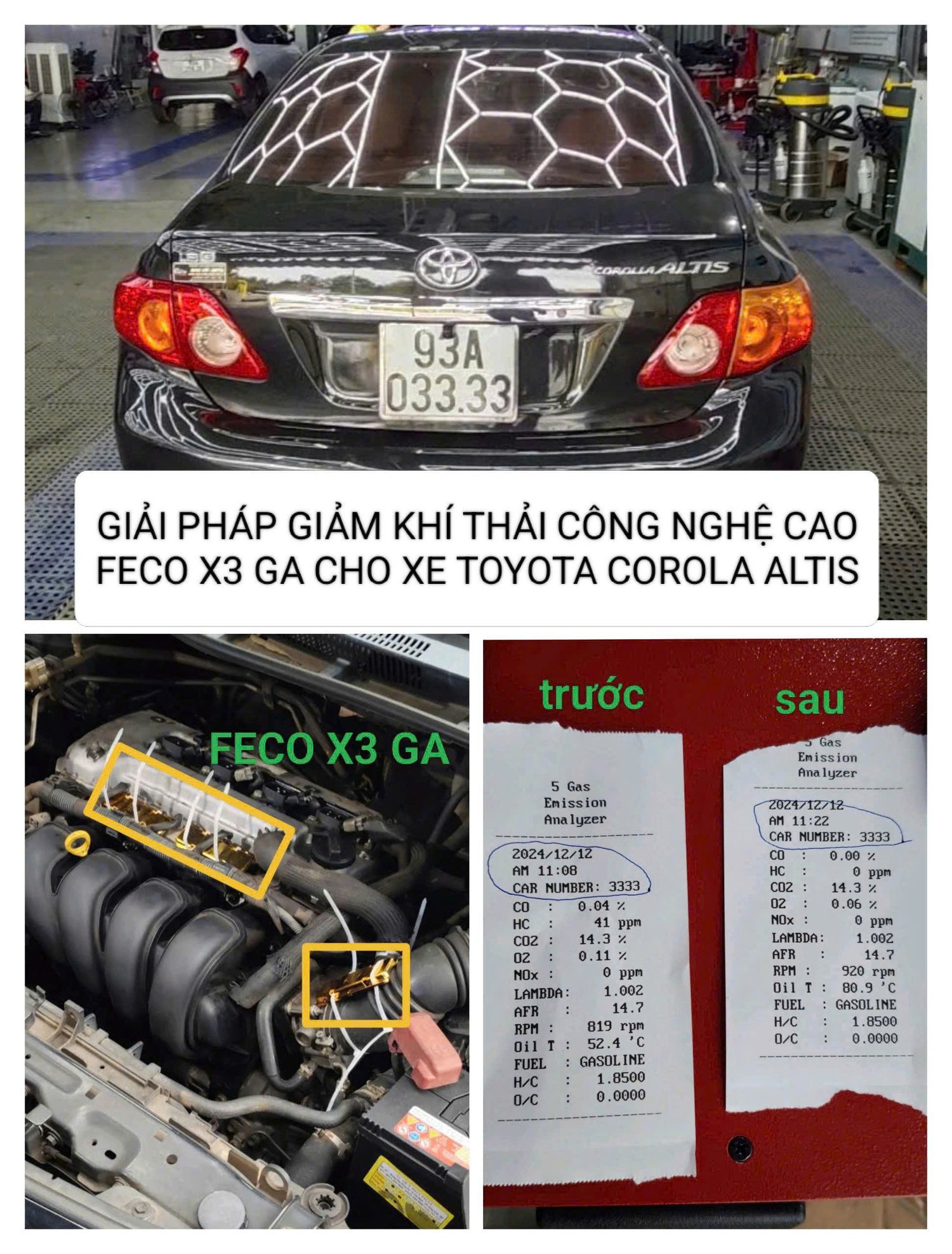 HÌNH ẢNH XE GẮN FECO X3