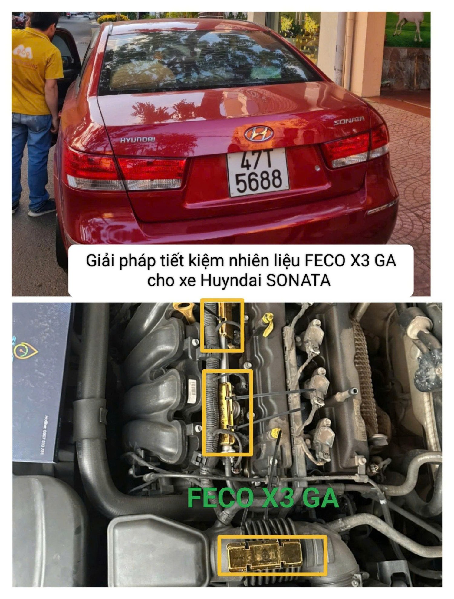 HÌNH ẢNH XE GẮN FECO X3