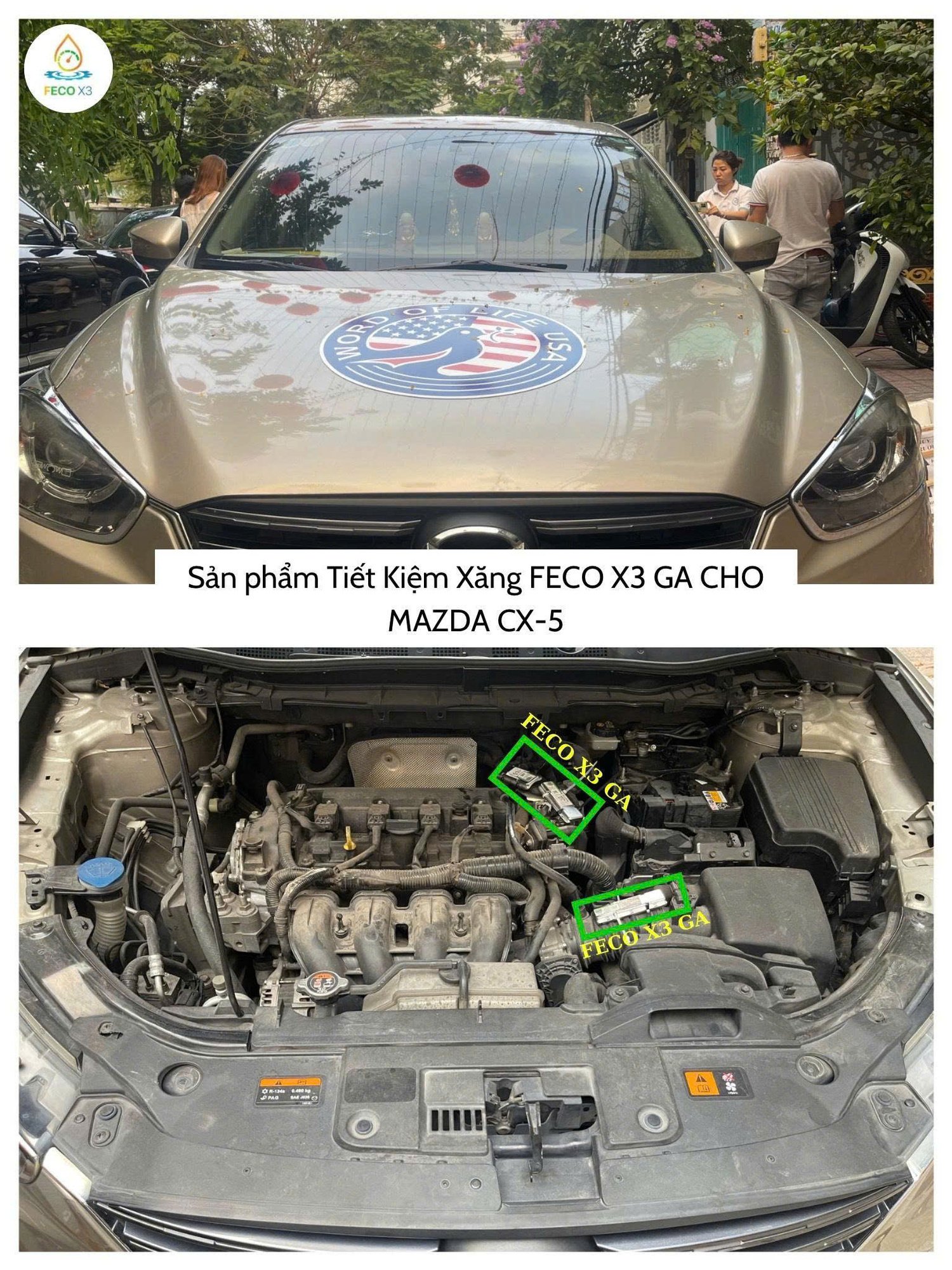 HÌNH ẢNH XE GẮN FECO X3