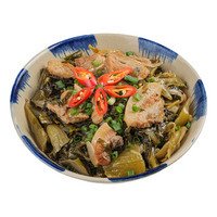 Dưa chua xào tóp mỡ (500g)