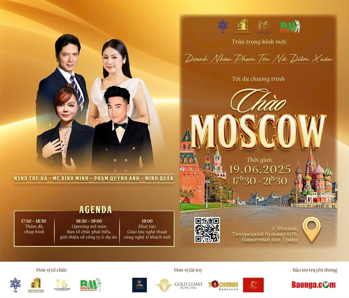 thư ngỏ mời doanh nhân phạm tôn nữ diễm xuân