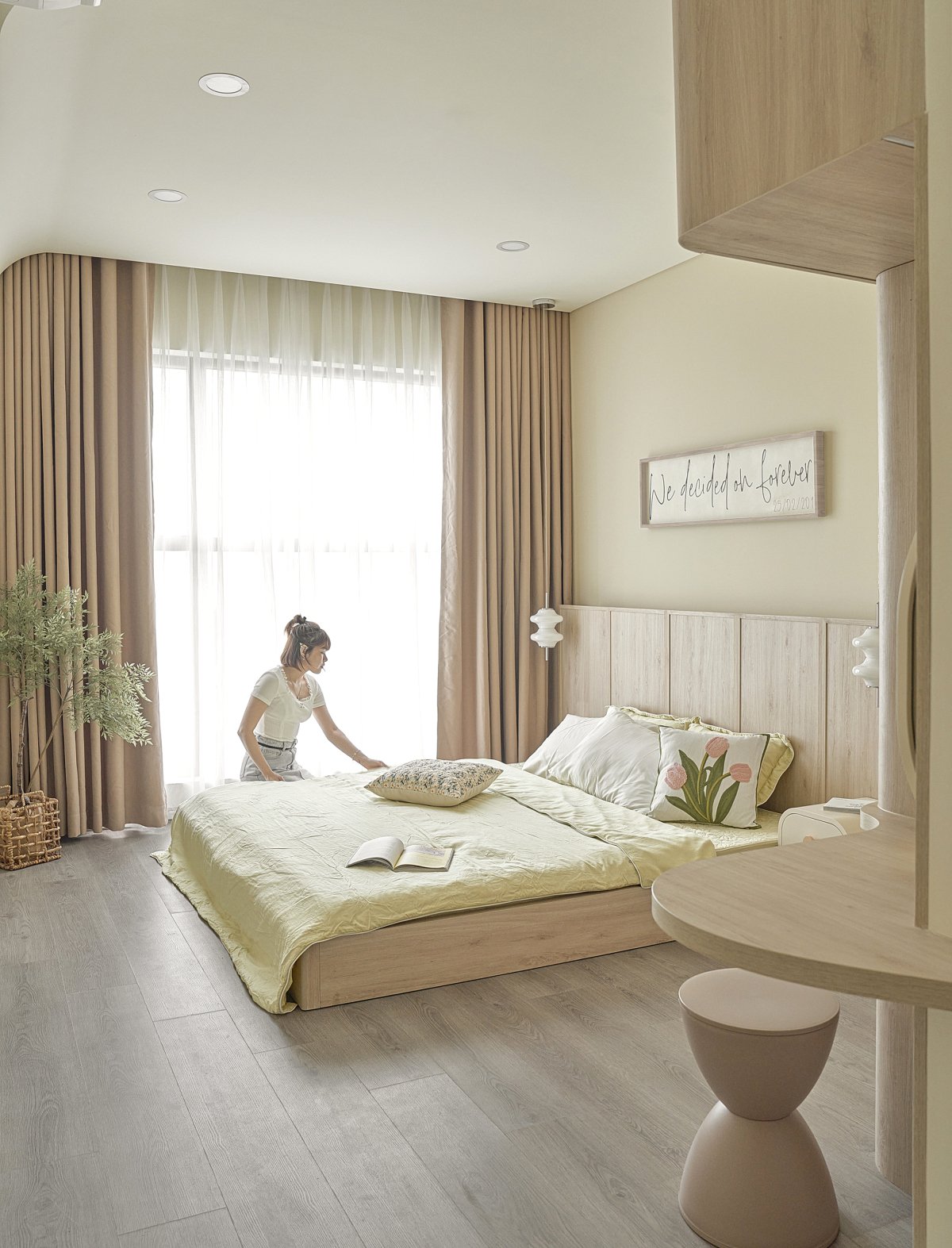 căn hộ có nội thất lấy cảm hứng từ mùa thu