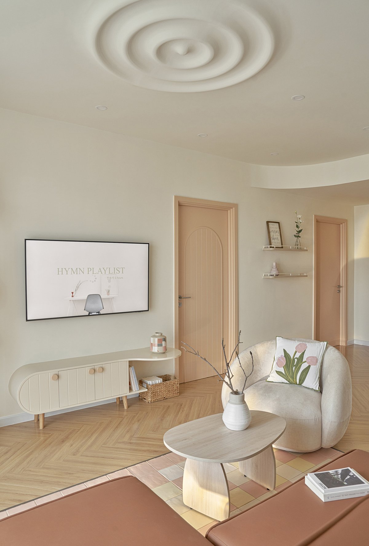 căn hộ có nội thất lấy cảm hứng từ mùa thu