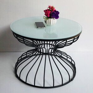 Bàn trà đồng hồ cát AG49