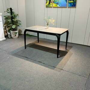 Bàn ăn mặt đá chân Loft cao cấp AG08