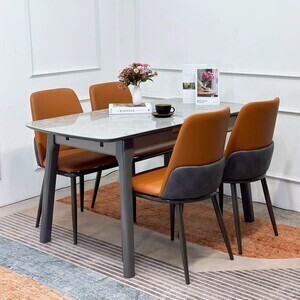 Bàn ăn thông minh mặt đá cao cấp Lothas có bếp từ/ không bếp từ AG29