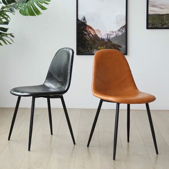 Ghế da chân sắt A-36