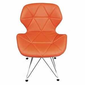 Ghế da tam giác chân sắt mạ A-47