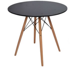 Bàn cafe eames 4 chân mặt gỗ MDF tròn AG4