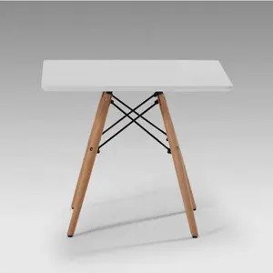 Bàn cafe vuông 4 chân giằng sắt AG3