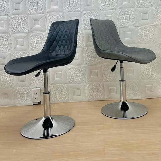 Ghế da chân trụ xoay A-62