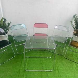 Ghế cafe xếp trong suốt nhập khẩu giá rẽ AG-18