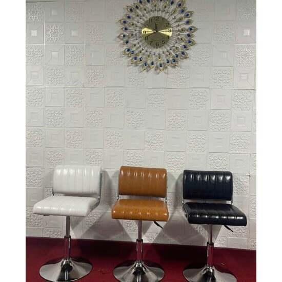 Ghế cafe đệm vuông chân trụ xoay A-68