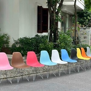 Ghế nhựa PP chân mạ A-50