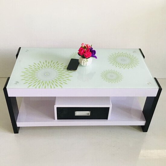 Bàn trà sofa mặt kính AG73