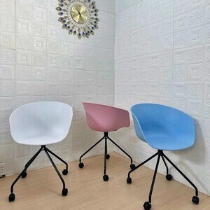 Ghế nhựa chân sắt di động AG-23