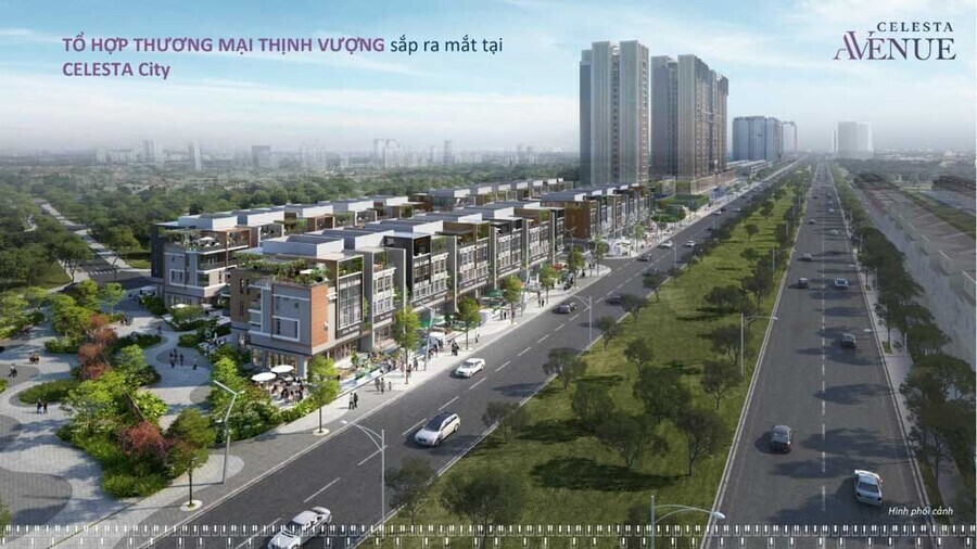 Nhà Phố Shophouse Celesta Avenue tại Khu Nam Sài Gòn
