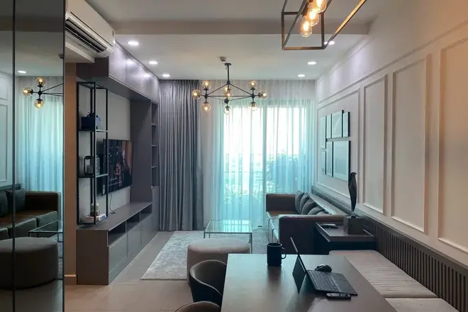 Bán 1pn nội thất thiết kế đẹp sang trọng 58m2 giá 4,35 tỷ Feliz En Vista