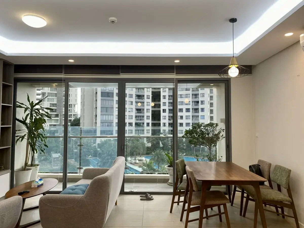 Bán căn hộ 2PN 2WC Đảo Kim Cương giá rẻ, nhà mới , View Hồ Bơi đẹp Quận 2